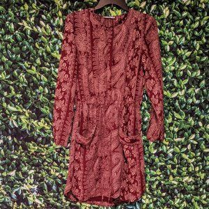 Paisley shirtdress
